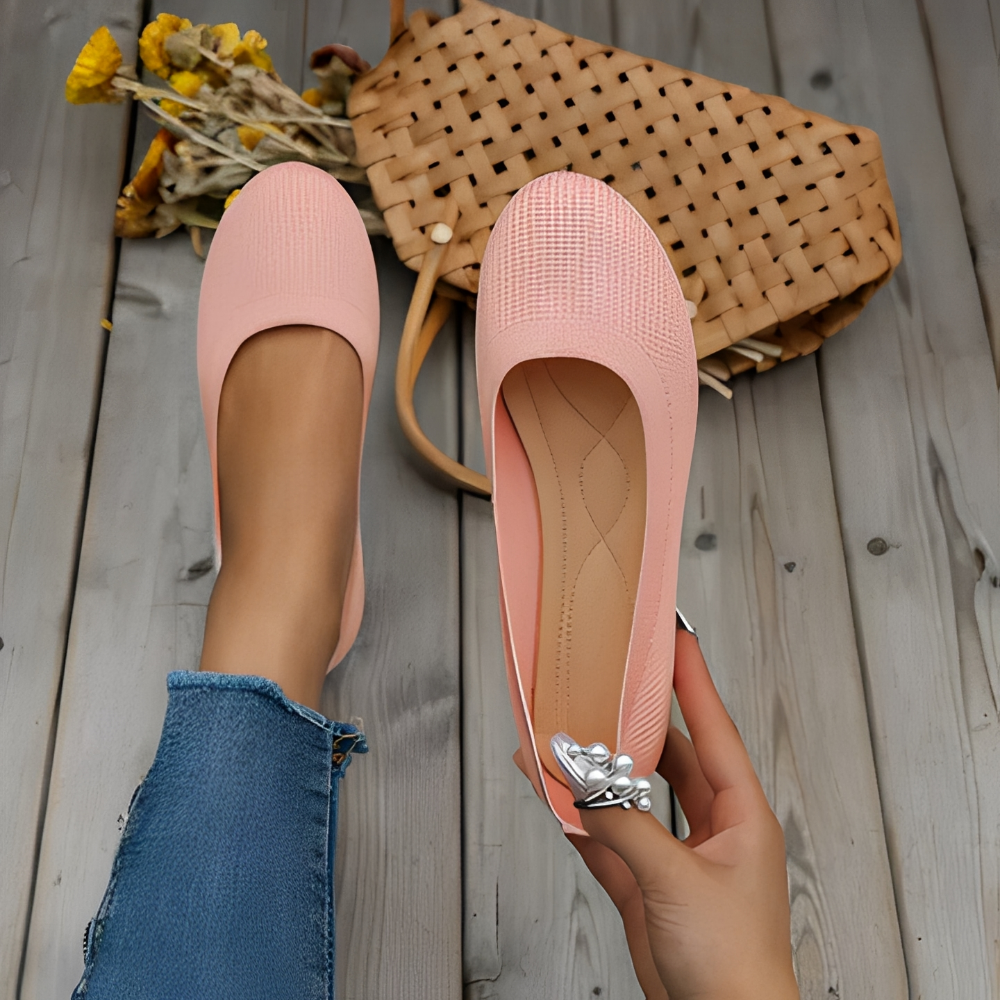 Karryle - Scarpe comodi di punta tonda da donna