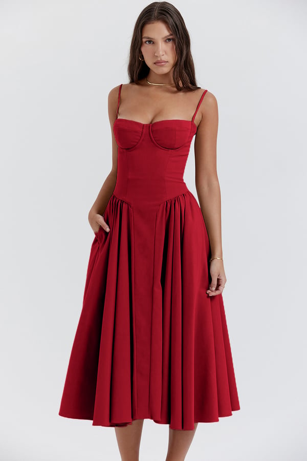 Elara | Abito Estivo Corsé Elegante