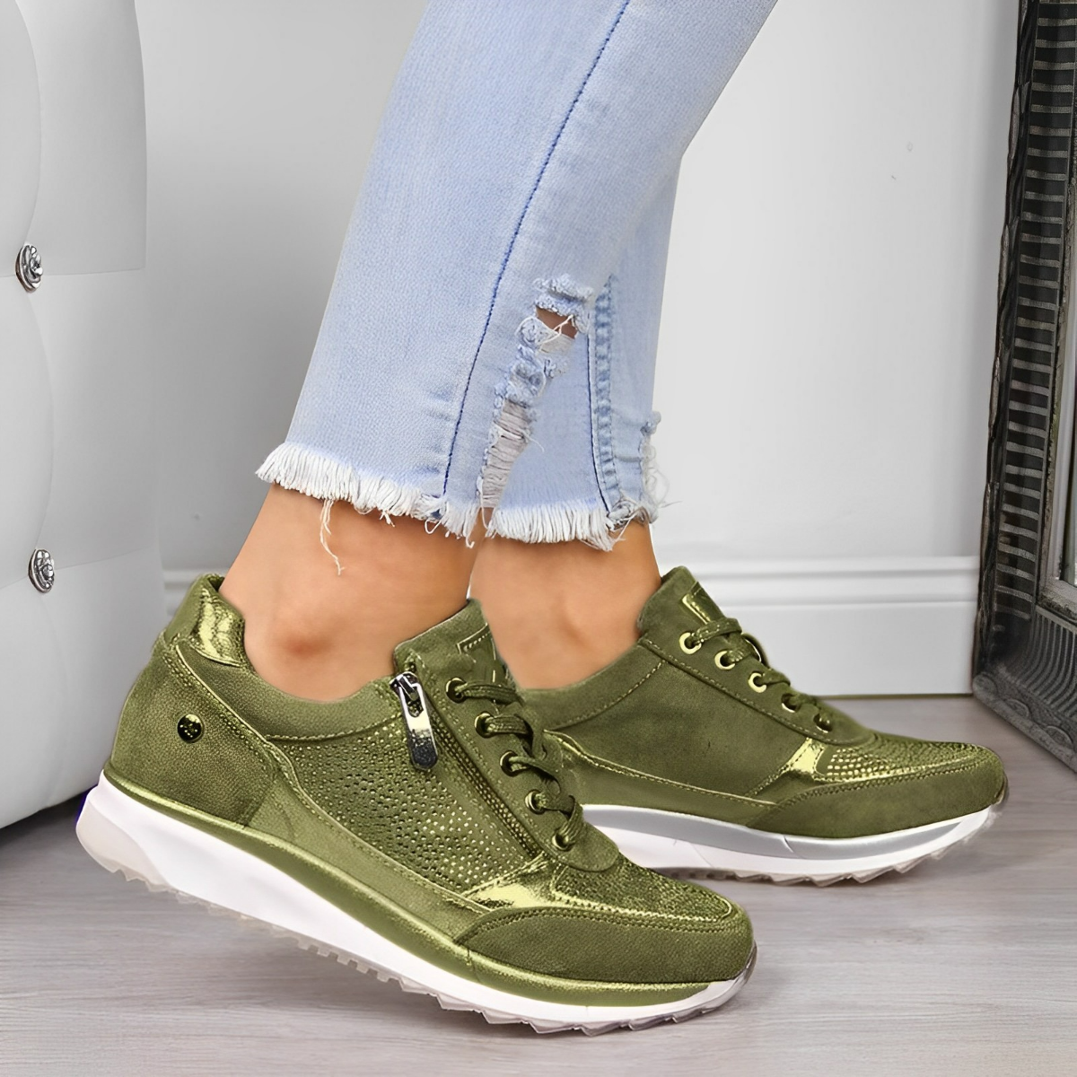 Pro Scarpe – Scarpe ortopediche di Supporto con Zip