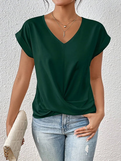 Sanne Maglietta Casual di collo a V