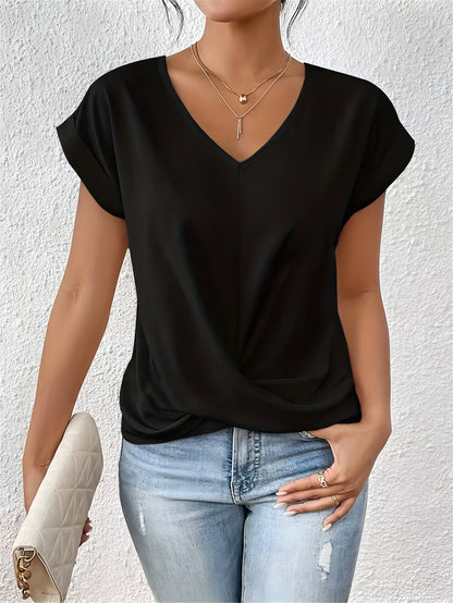 Maia – Top di collo a V con Cinta Frontale