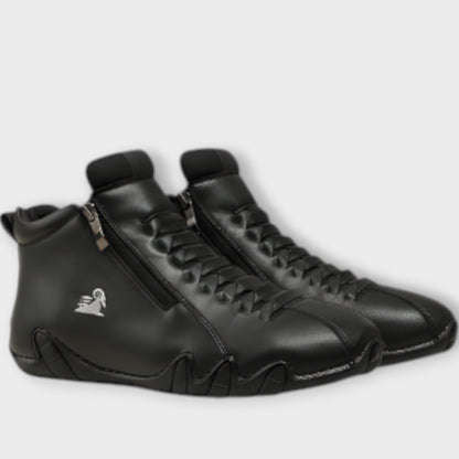 Sneakers Minimalistas con Zip Laterale