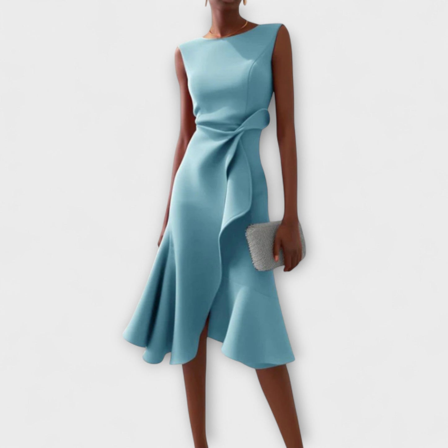 Juliette – Abito midi Asimmetrico Draped