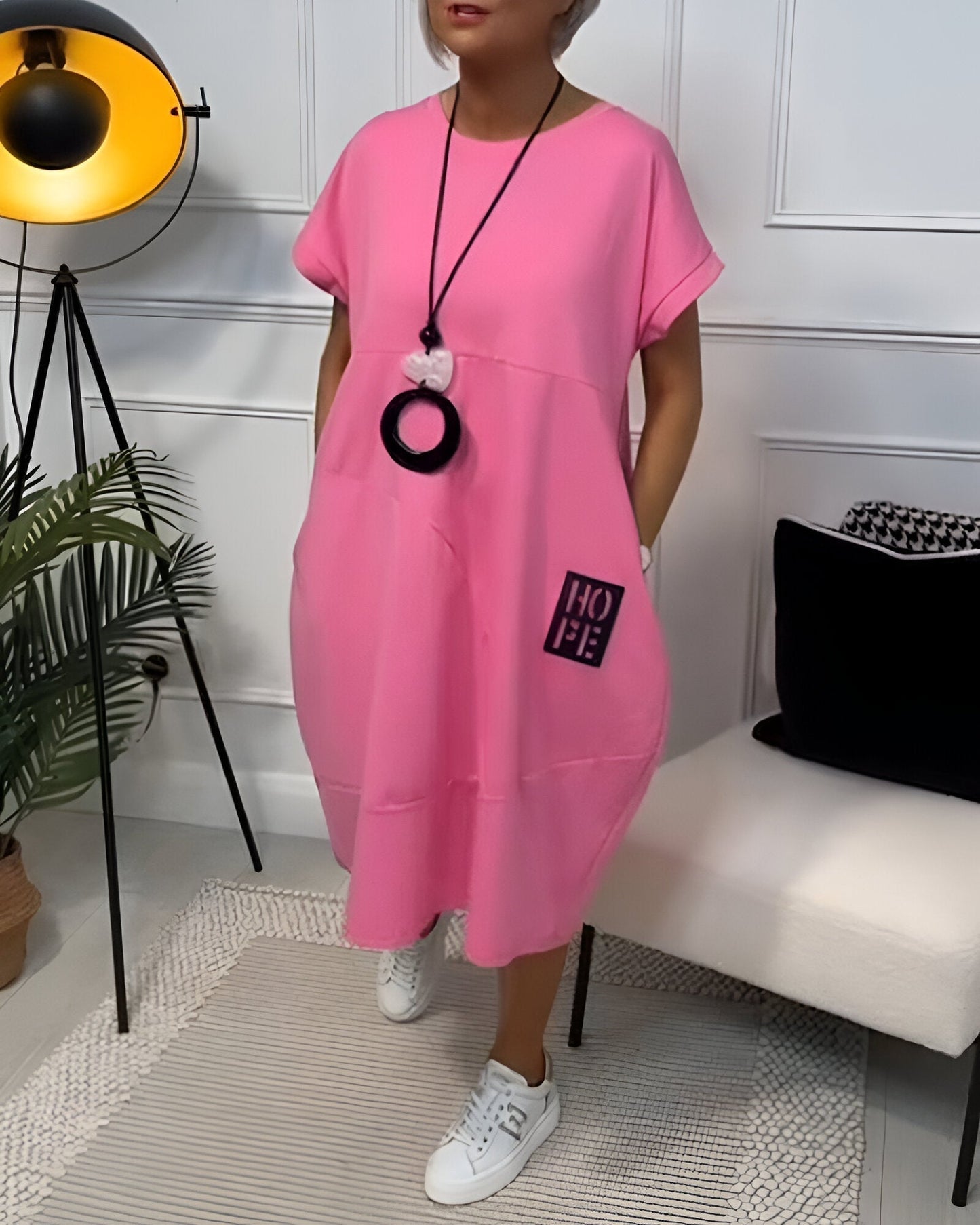 Bessie – Abito Camisón Midi Confortevole