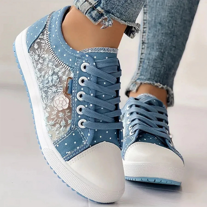 Elettra - Sneakers florales leggere