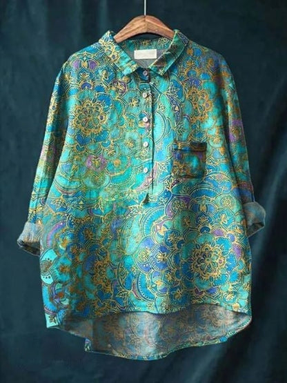 BLUSA SERAPHINA I RETRÒ-FLOWER