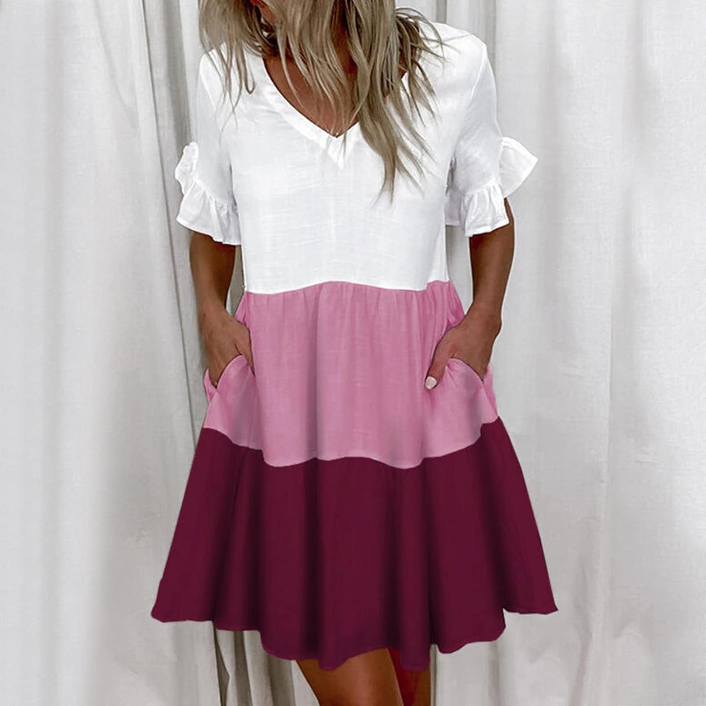 Aliah™ - Abito con Fascino a Righe