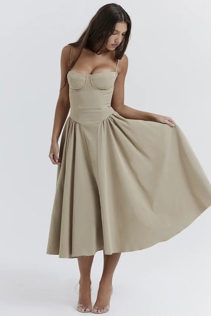 Elara | Abito Estivo Corsé Elegante