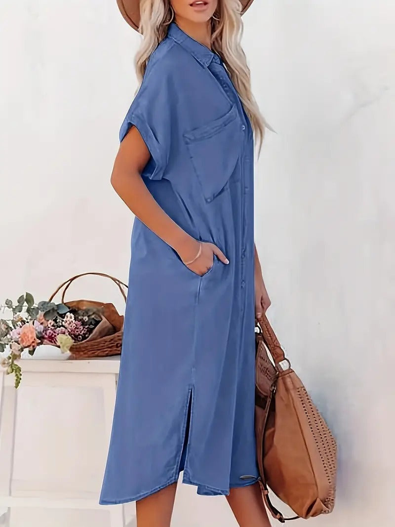 Samira-Abito camisero con tasche fijos