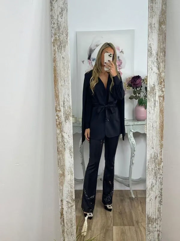ELODIE – SET DI TOP E PANTALONI ULTRA-MORBIDO