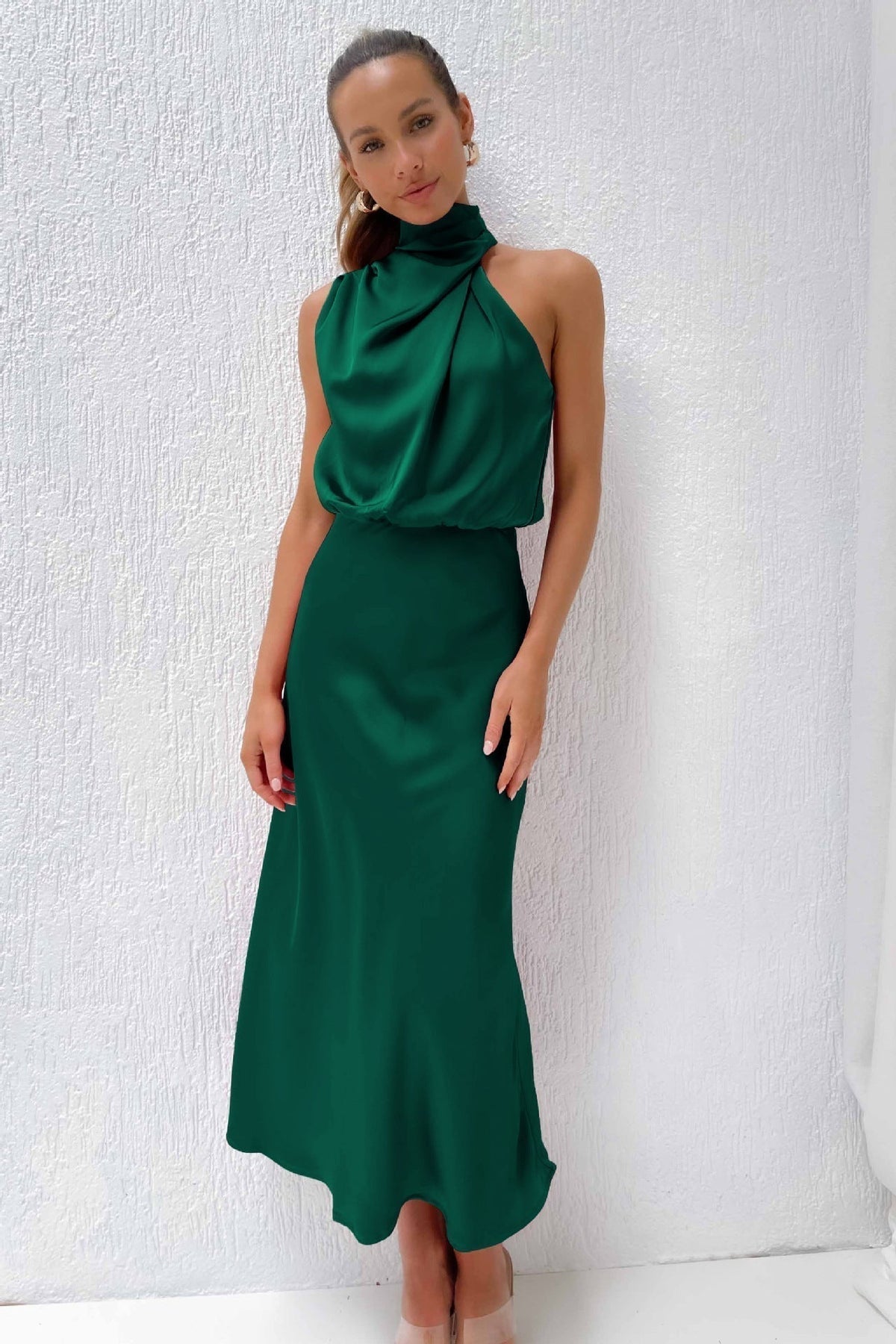 MADDIE – ABITO ELEGANTE CON SCOLLO DRAPPEGGIATO
