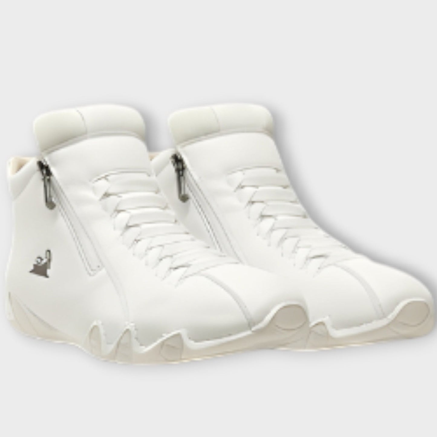 Sneakers Minimalistas con Zip Laterale