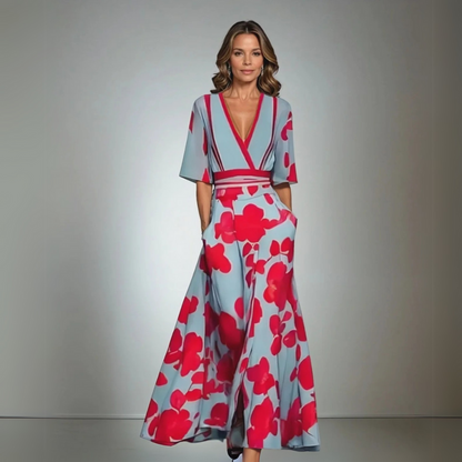 Evie - Abito elegante con Fantasia floreale