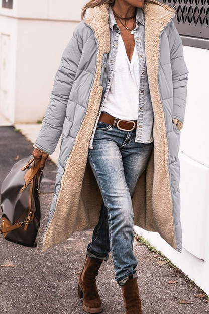 Johna – Cappotto reversibile di Sherpa Luxe