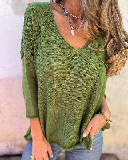 SEMBE - Top di Maglia Boho