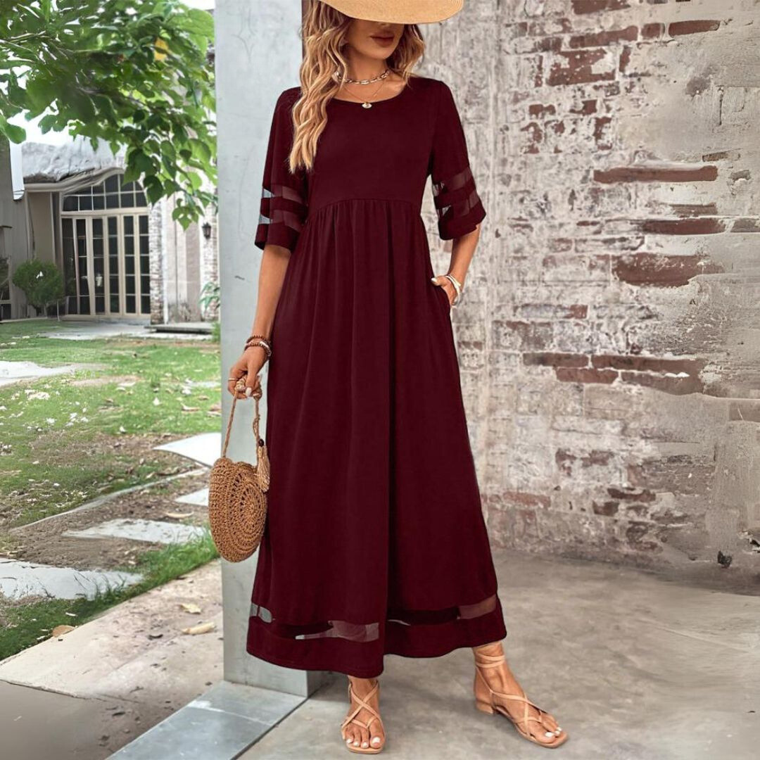 Esme - Abito chic con taglio che valorizza e copre la pancia