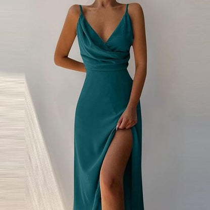 Phoebe | Abito di Raso Elegante