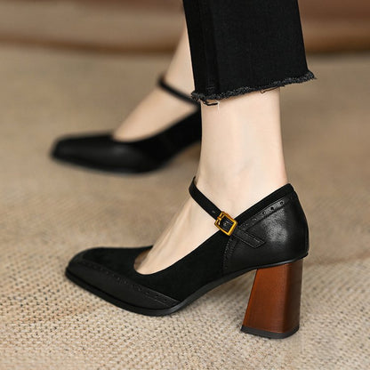 Emmy - Eleganti sandali di punta quadrata da donna