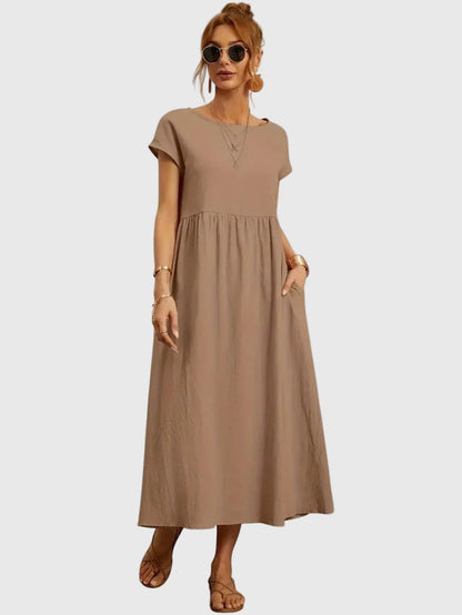 Giselle | Abito midi Casual con Tasche