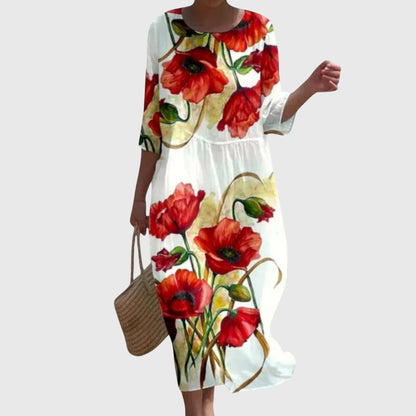 Hayley | Abito maxi Floreale Stiloso