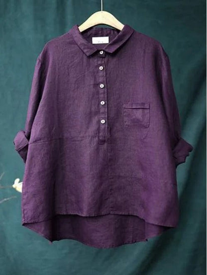 Blusa in lino Elvie