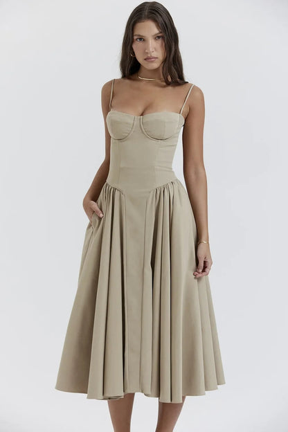 Elara | Abito di Sole con Corsetto Elegante