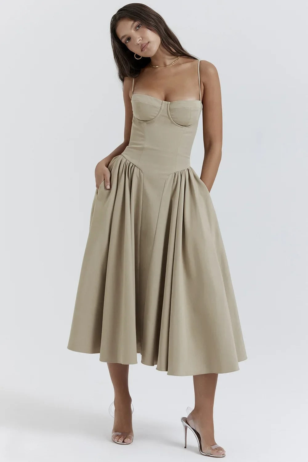 Elara | Abito Estivo Corsé Elegante
