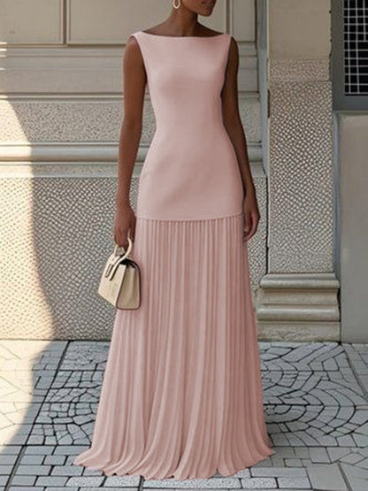 JULIET – ABITO MAXI SENZA MANICHE DI ELEGANZA INTEMporal