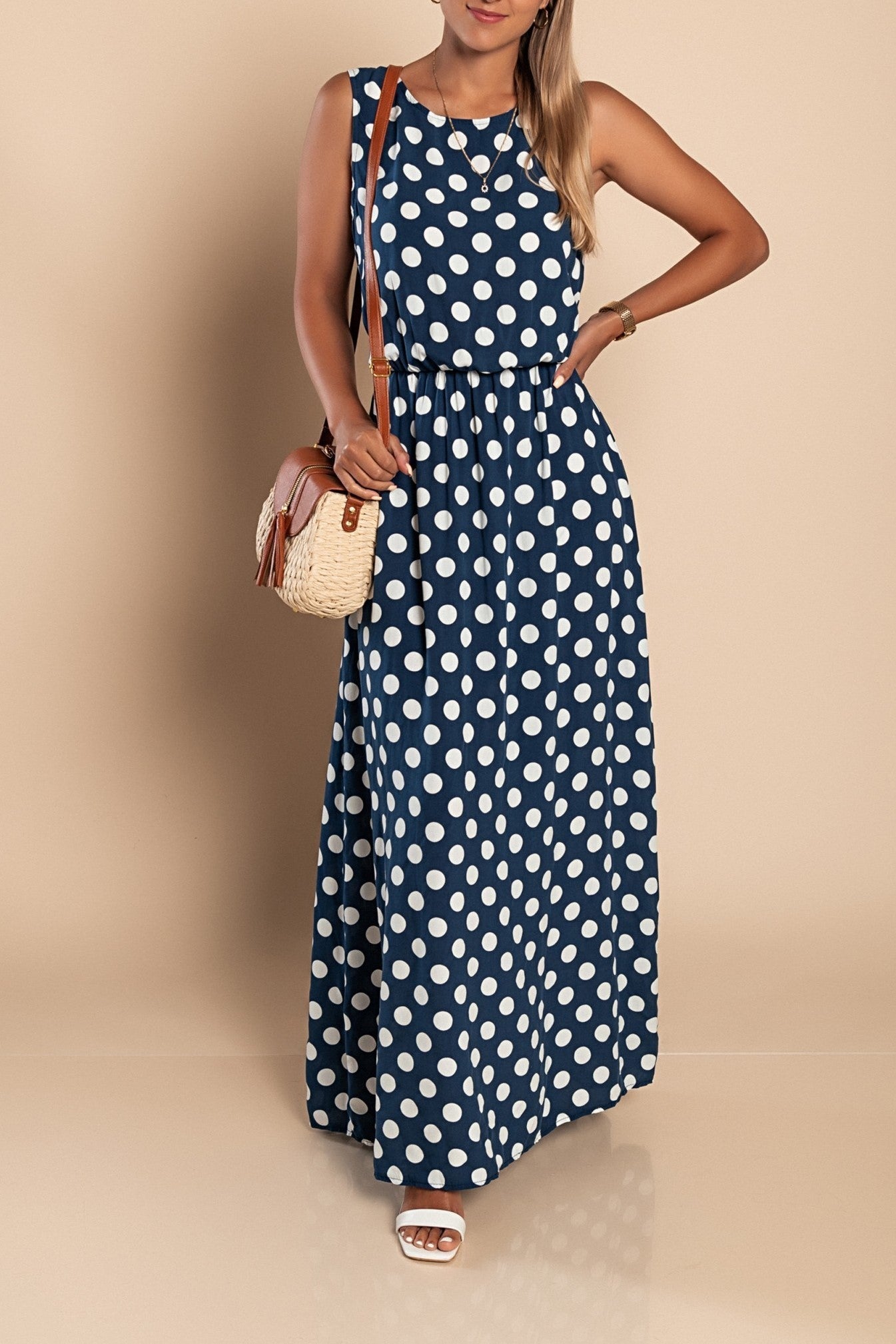 Ámbar | Abito lungo di Pois