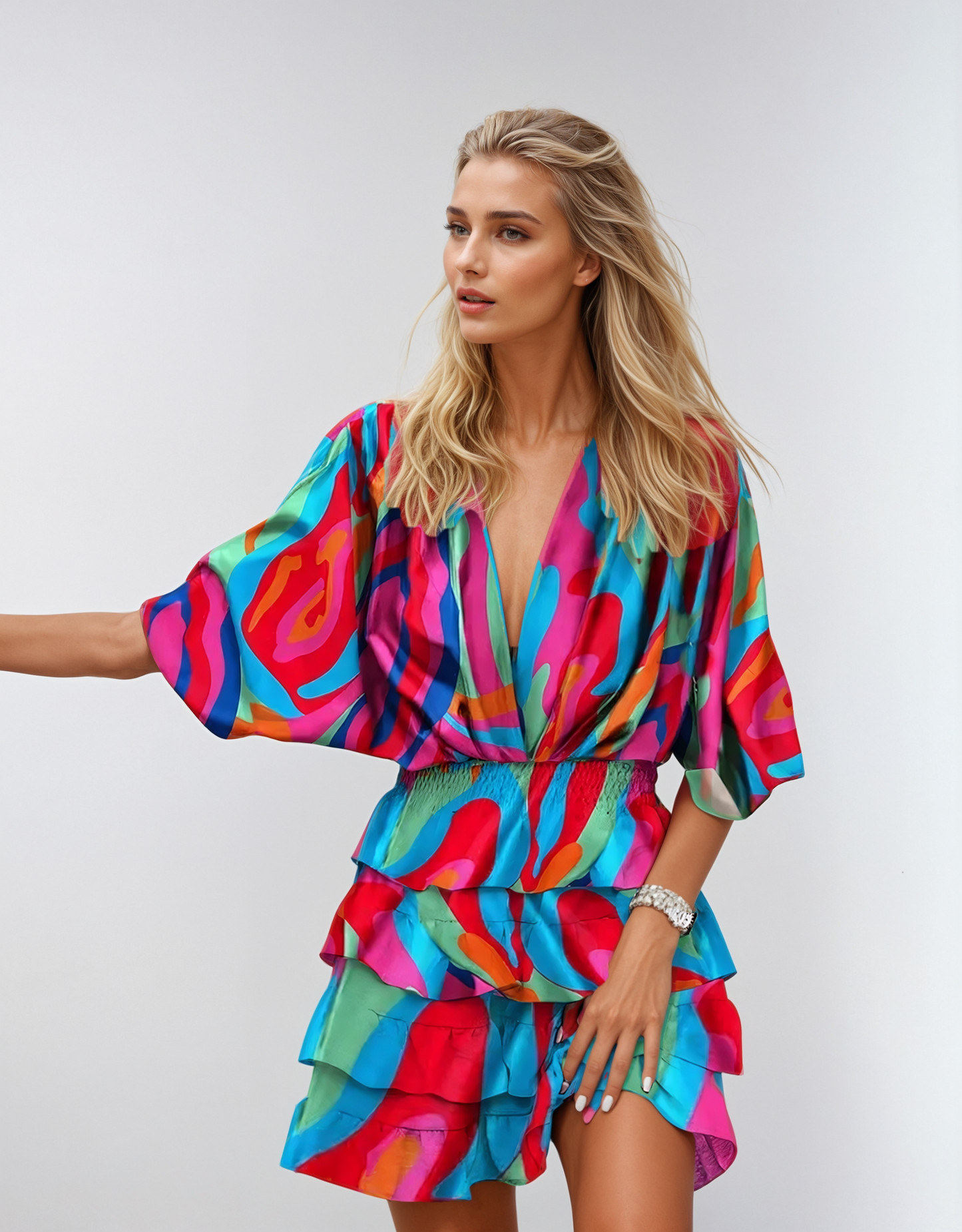 Abito midi Floreale - Eleganza Senza tempo