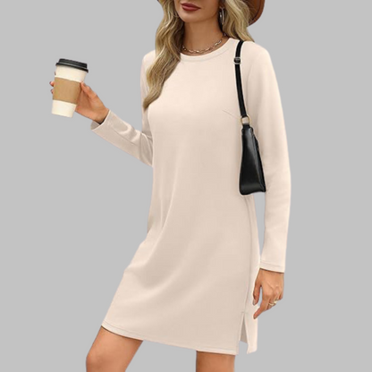 TATLO™ - Mini Abito casual di maniche lunghe e girocollo