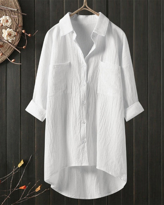 Olivia™ | Blusa Larga e Comoda di Tinta unita