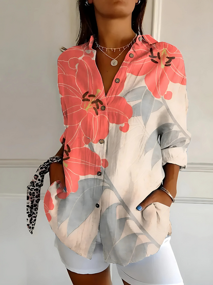 Yllona – Blusa Relaxed con bottoni