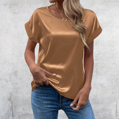 Mabel – Blusa di Manica Arremangada