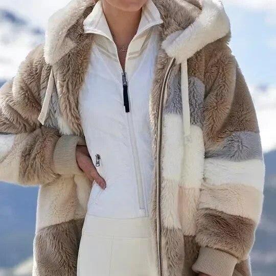 Alexa | Giacca invernale con cappuccio e Zip