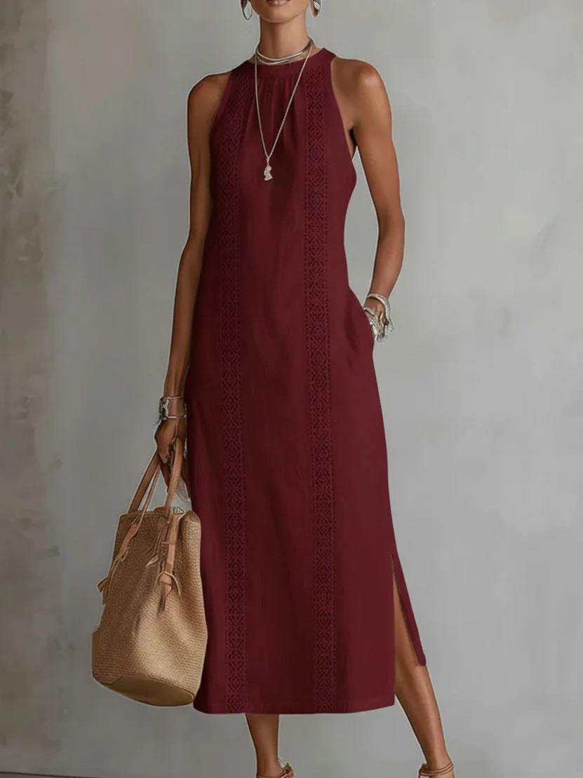 Abito maxi Vittoria - Eleganza Senza tempo e Ricamo artigianale