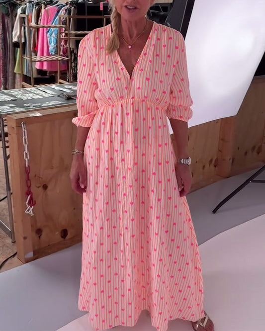 SOPHIA – ABITO MAXI CUORE DOLCE