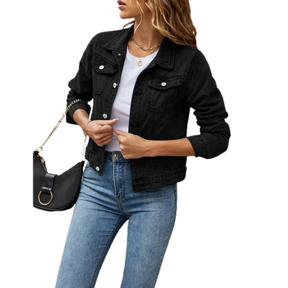 Charlotte | Giacca in denim con bottoni