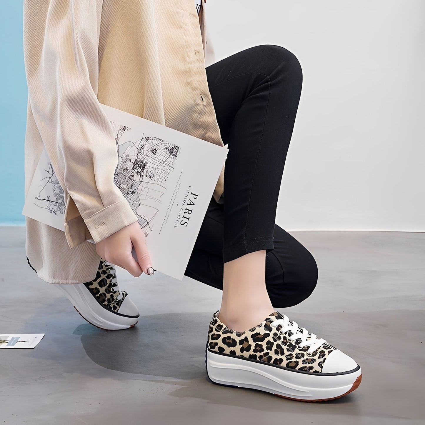 Caitlyn - Scarpe eleganti con suola gruesa per donna