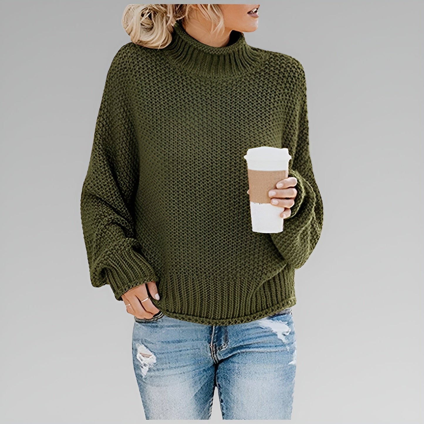 Anna | Maglione Classico Caldo e morbido in maglia