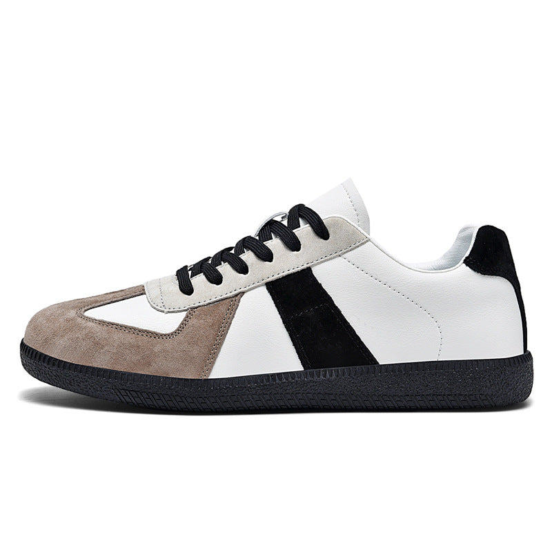 Irene - Sneakers eleganti in pelle e lona per donna