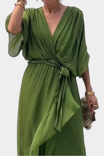 Luisa Abito Flowy con scollo a V