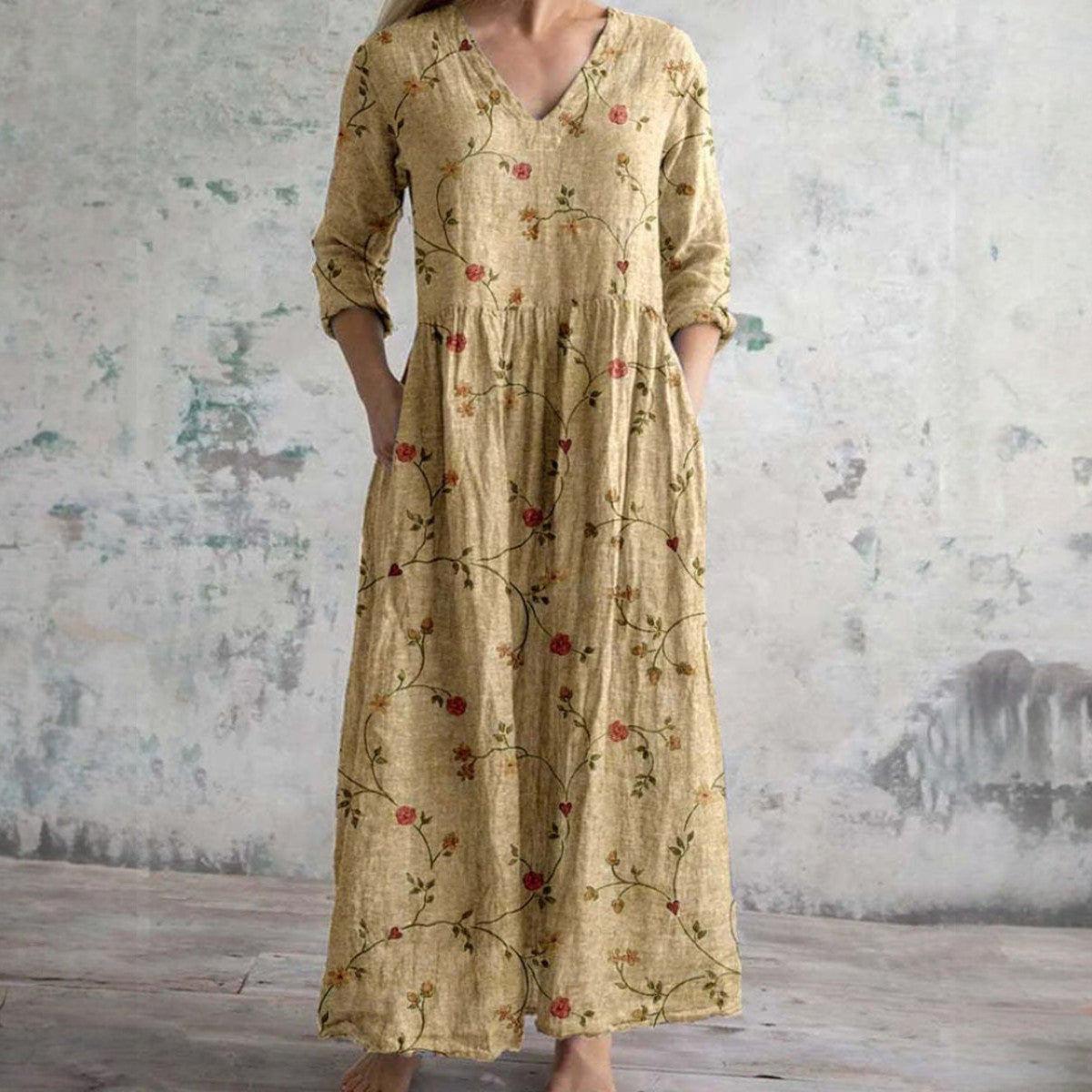 Ella – Abito Floreale Elegante di Qualità Premium