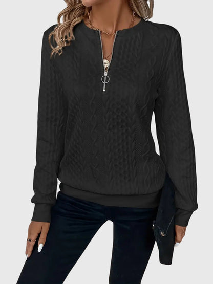 Nora™ | Maglione con zip