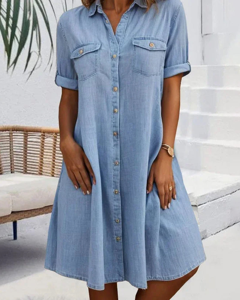 Jessica | Abito Camicia Botonéado Rilassato