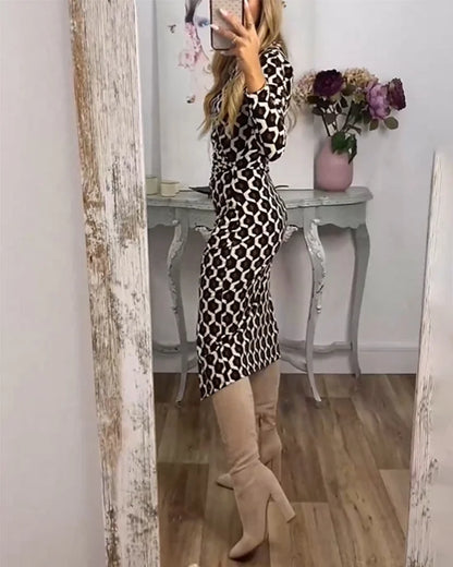 ISLA – ABITO BODYCON DI ELEGANZA GEOMÉTRICA