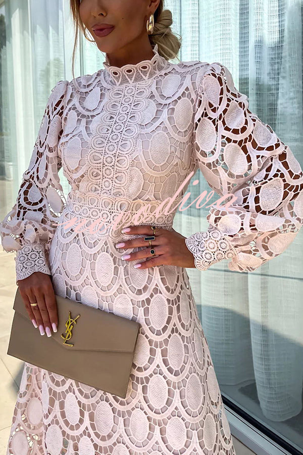 Charlize | Abito in pizzo Romantico
