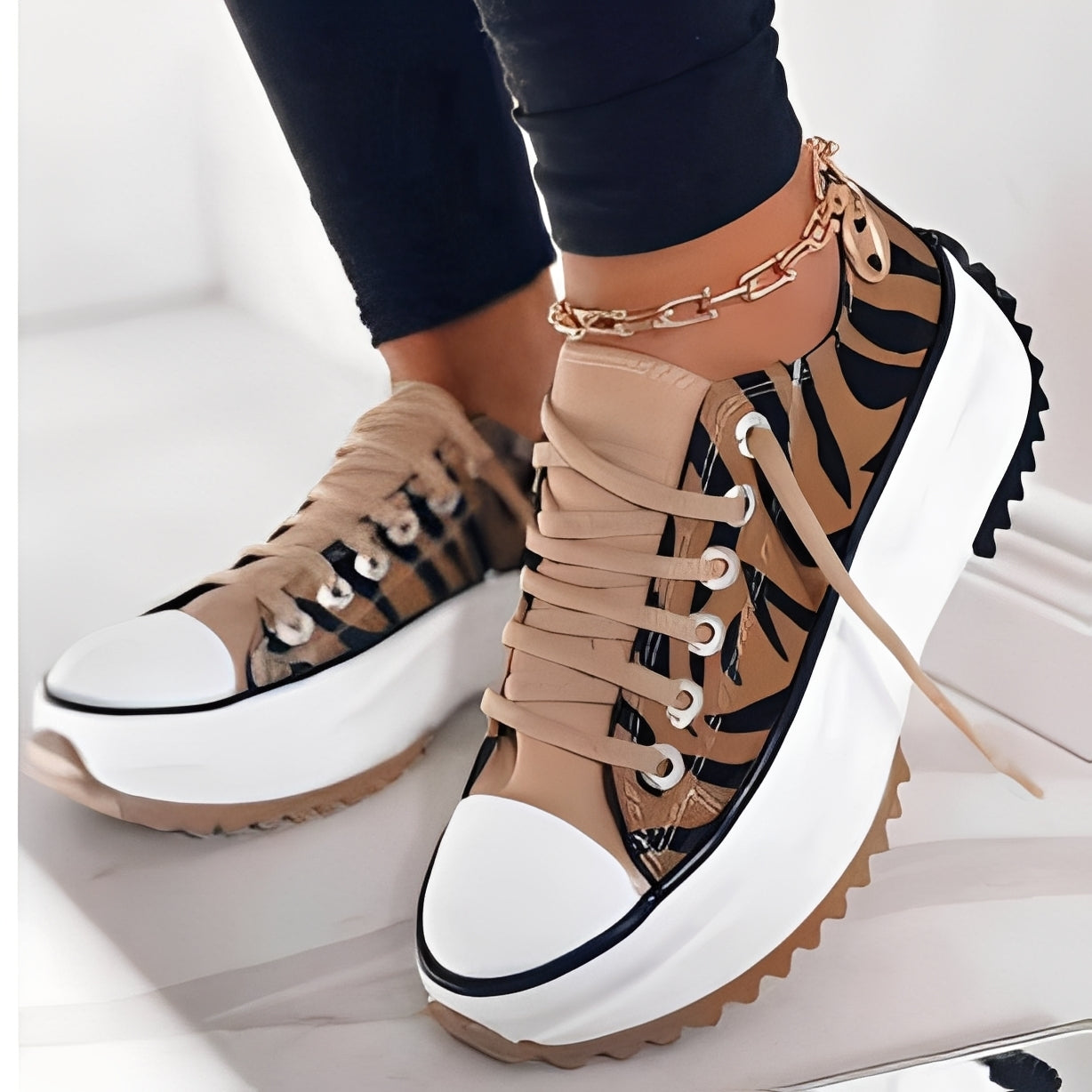 Caitlyn - Scarpe eleganti con suola gruesa per donna