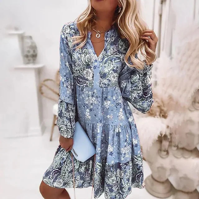 Danika | Abito Boho Impreso