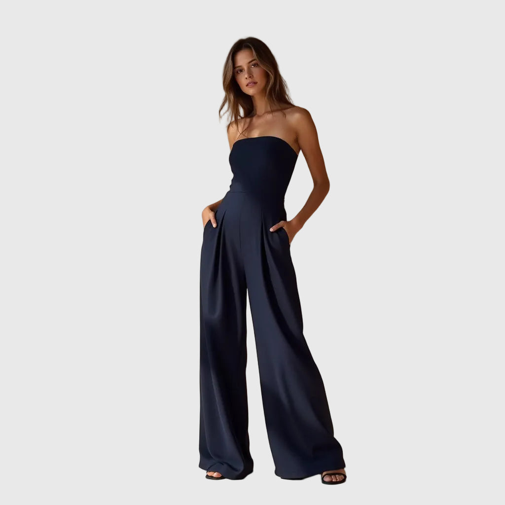Sylvie | Tuta Elegante Senza Spalline